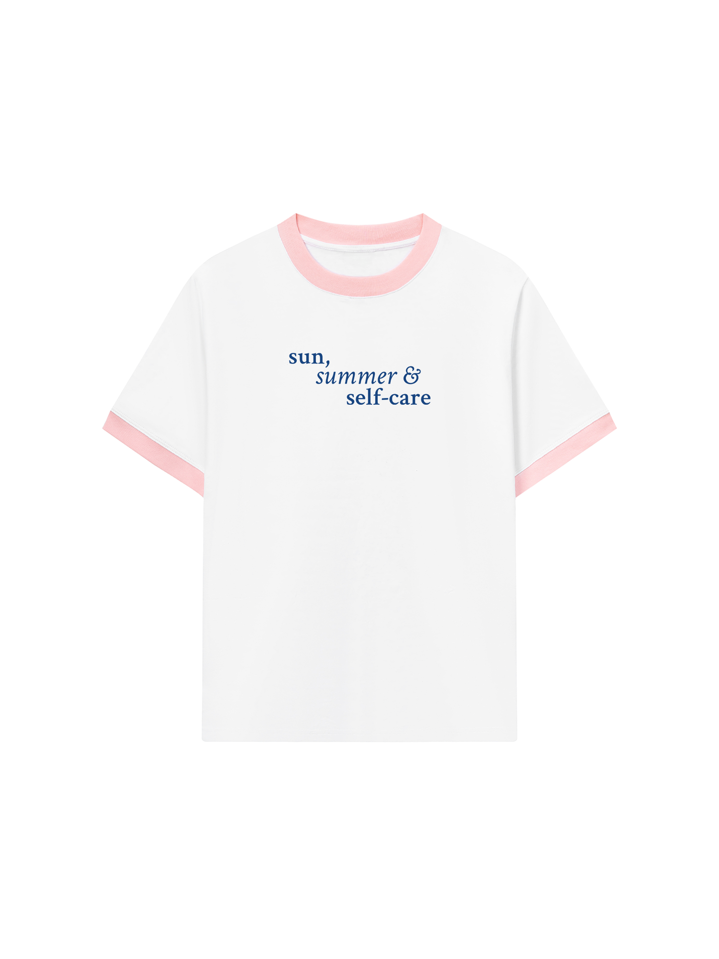 Áo Thun Ringer Relaxed Fit Sun Summer & Self Care