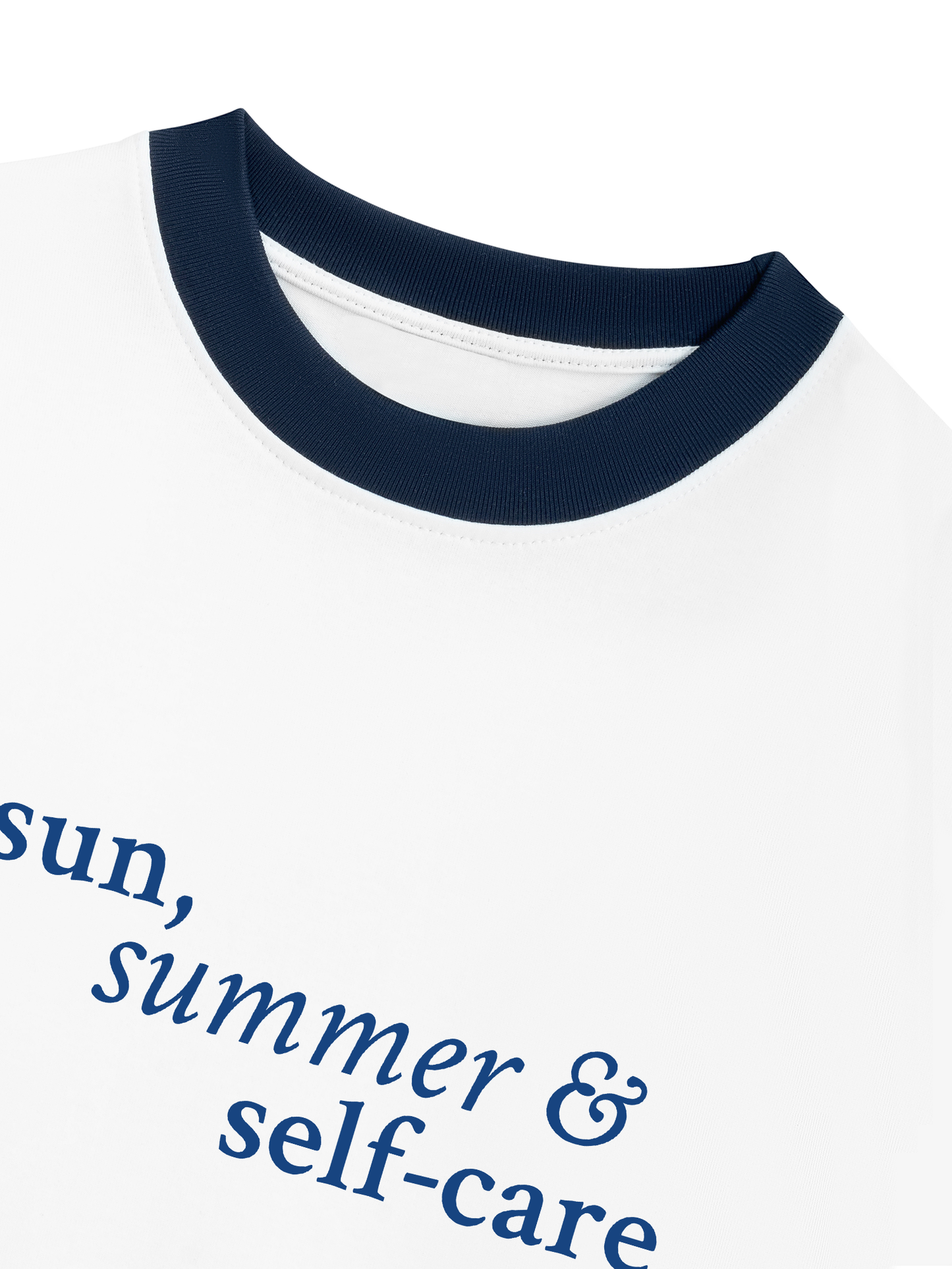 Áo Thun Ringer Relaxed Fit Sun Summer & Self Care