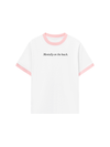 Áo Thun Ringer Relaxed Fit Mentally on the Beach