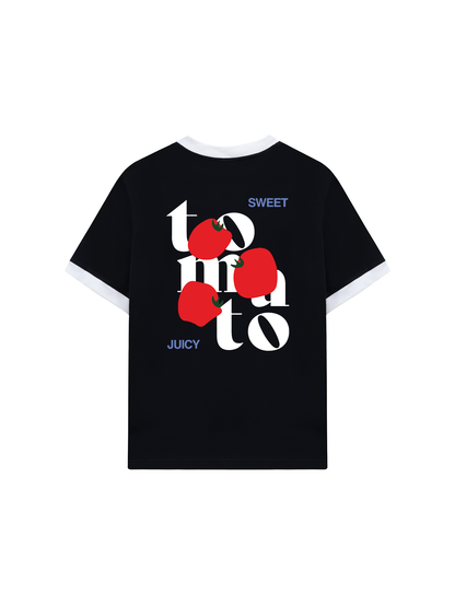 Áo Thun Ringer Relaxed Fit Tomato Sweet Juicy