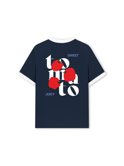 Áo Thun Ringer Relaxed Fit Tomato Sweet Juicy