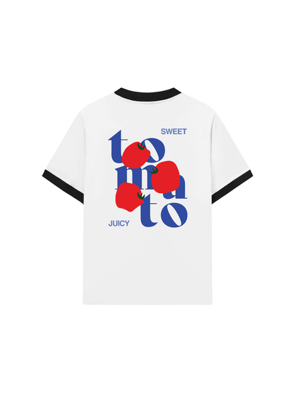 Áo Thun Ringer Relaxed Fit Tomato Sweet Juicy