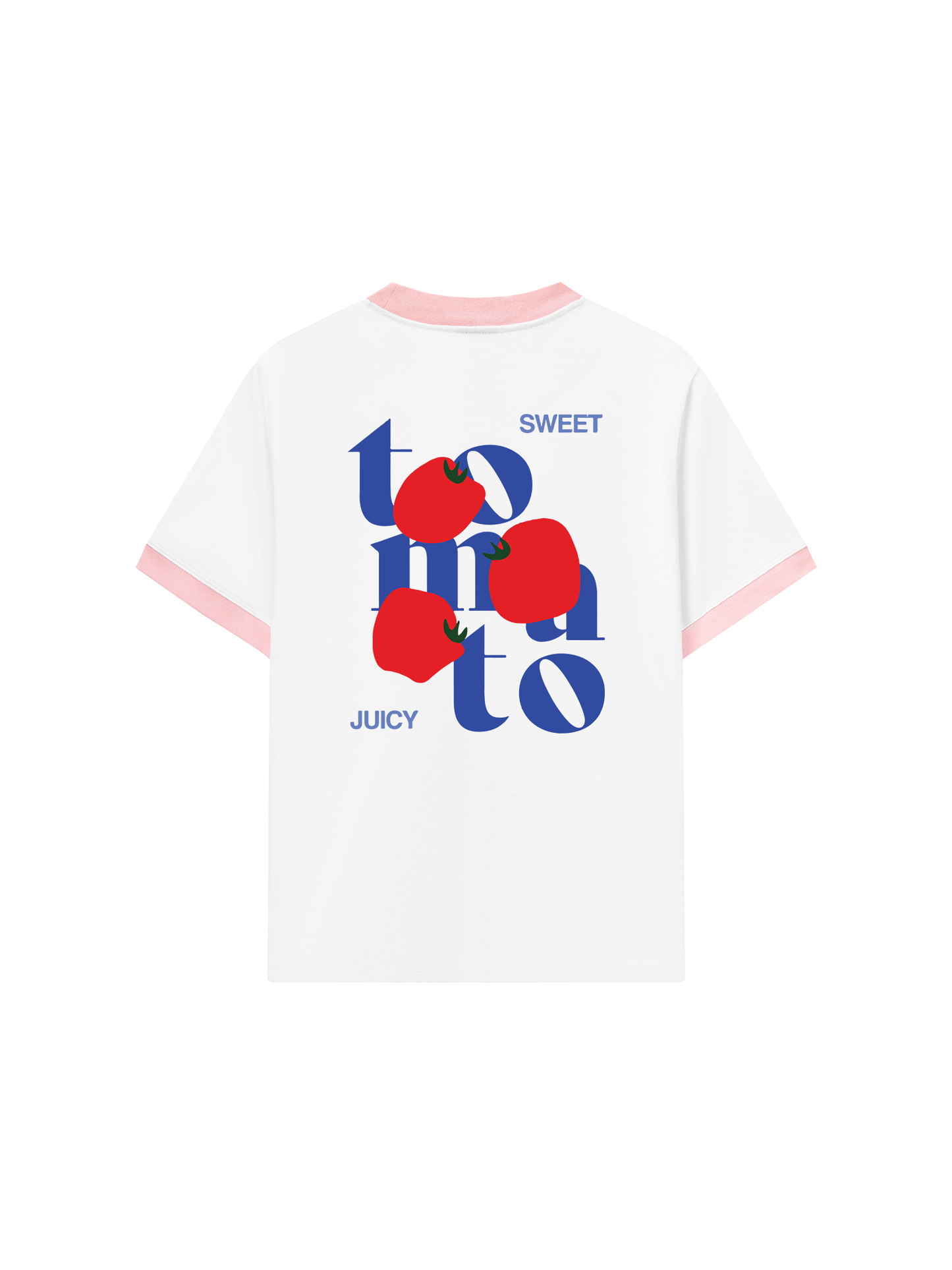 Áo Thun Ringer Relaxed Fit Tomato Sweet Juicy