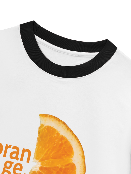 Áo Thun Ringer Relaxed Fit Original Orange