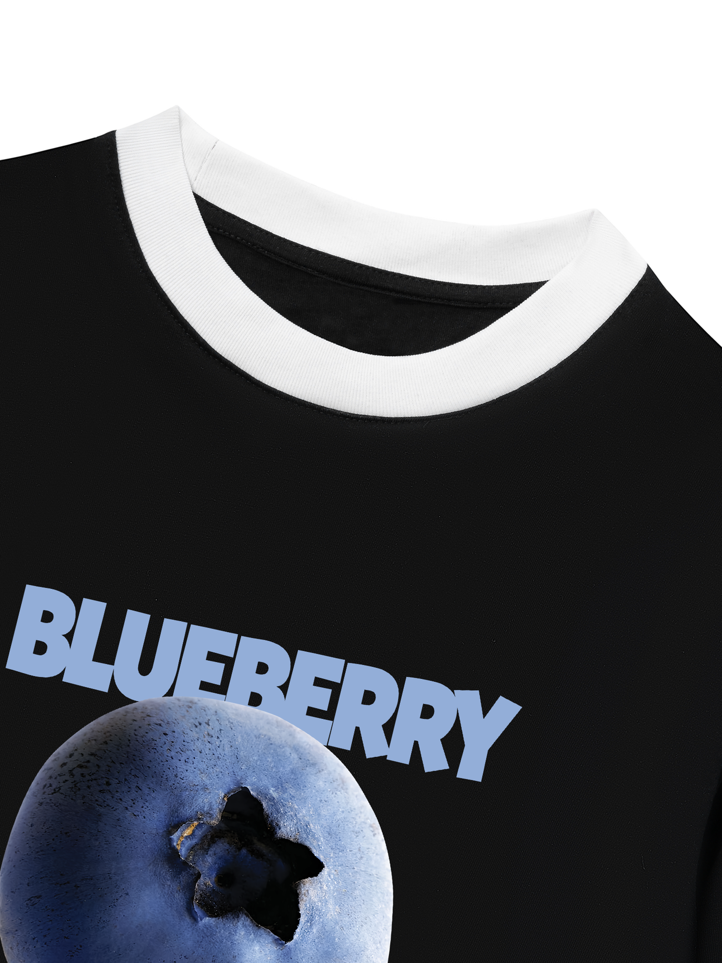 Áo Thun Ringer Relaxed Fit Blueberry Moment