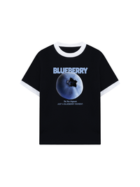 Áo Thun Ringer Relaxed Fit Blueberry Moment
