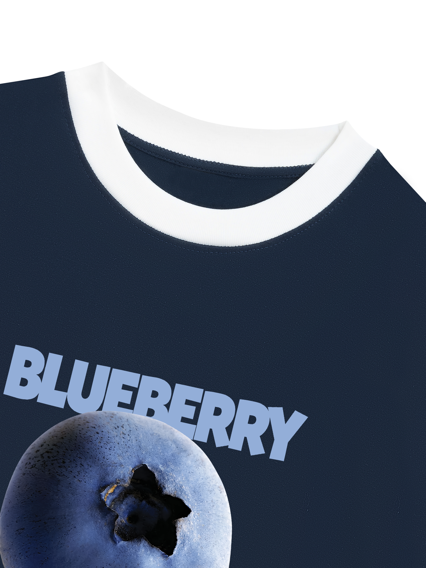 Áo Thun Ringer Relaxed Fit Blueberry Moment