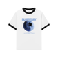 Áo Thun Ringer Relaxed Fit Blueberry Moment