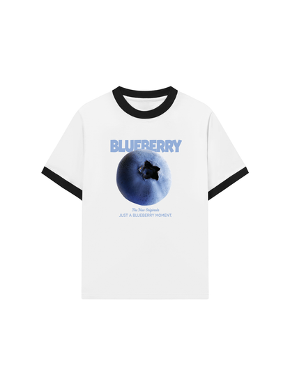 Áo Thun Ringer Relaxed Fit Blueberry Moment