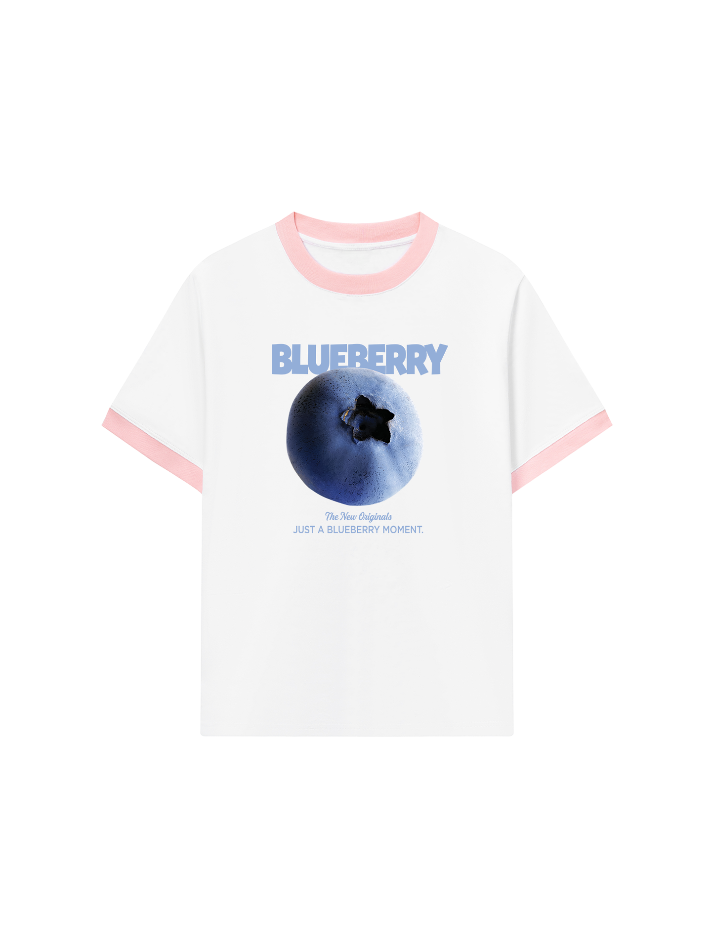 Áo Thun Ringer Relaxed Fit Blueberry Moment