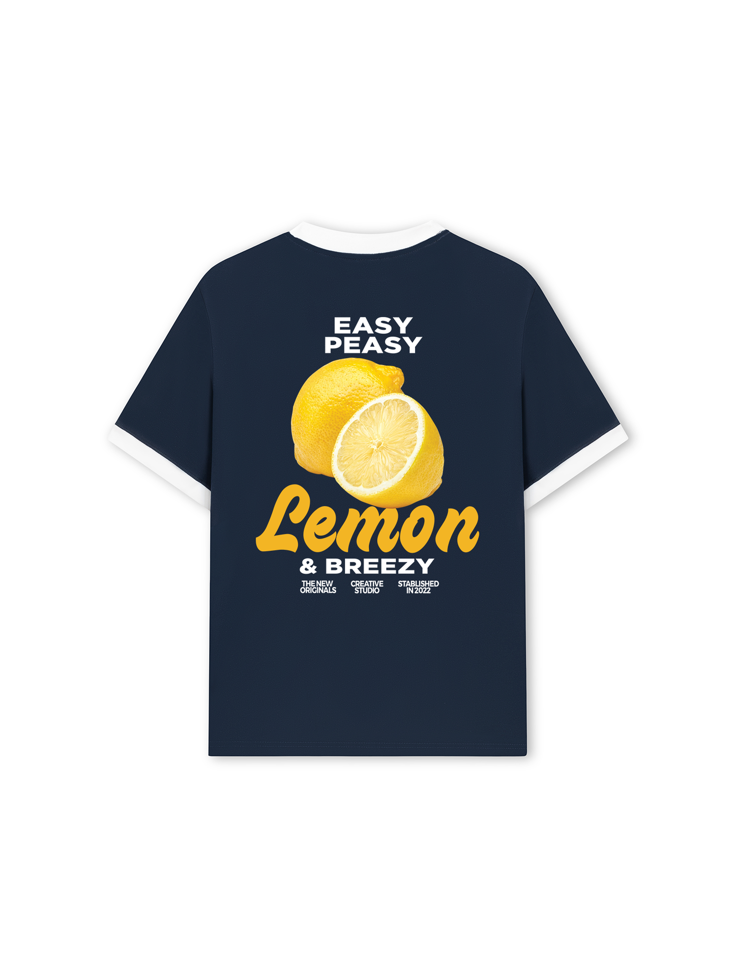 Áo Thun Ringer Relaxed Fit Lemon Squeezy