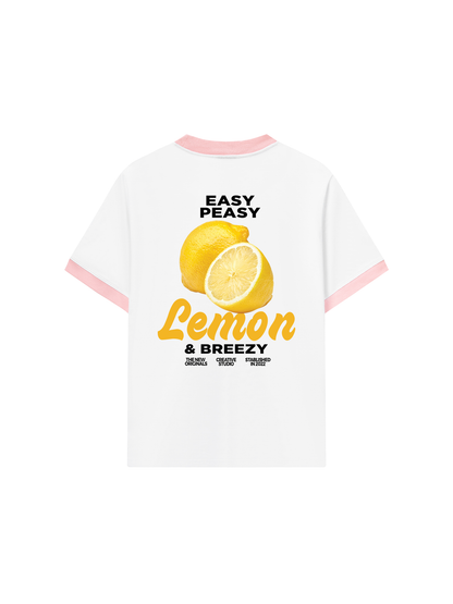 Áo Thun Ringer Relaxed Fit Lemon Squeezy