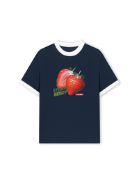 Áo Thun Ringer Relaxed Fit Strawberry