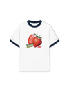 Áo Thun Ringer Relaxed Fit Strawberry
