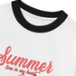 Áo Thun Ringer Relaxed Fit Summer Lives In My Heart