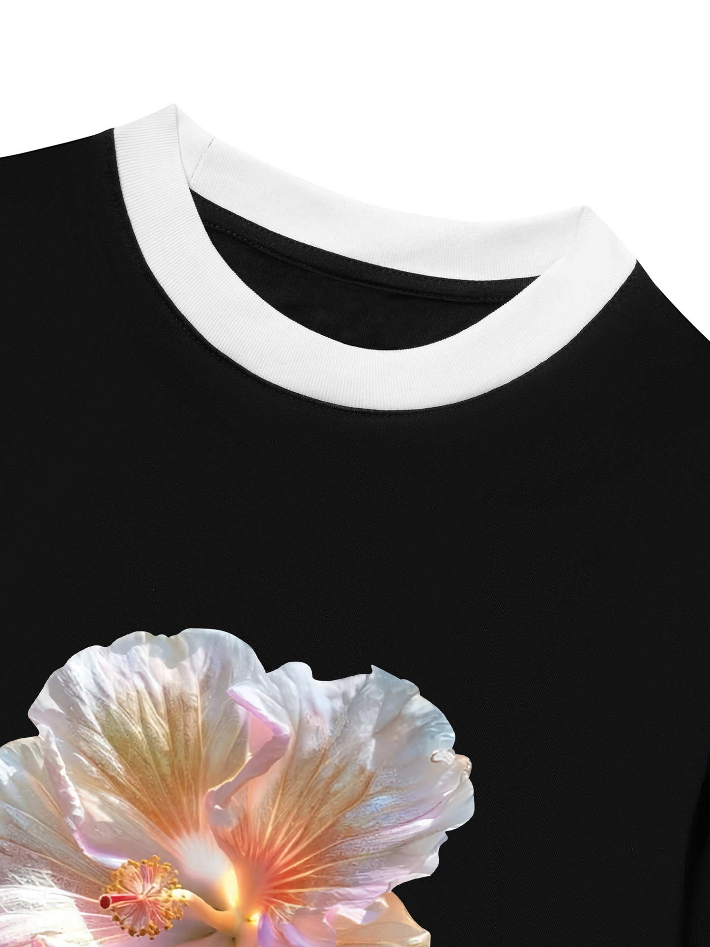 Áo Thun Ringer Relaxed Fit Summer Floral