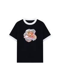 Áo Thun Ringer Relaxed Fit Summer Floral