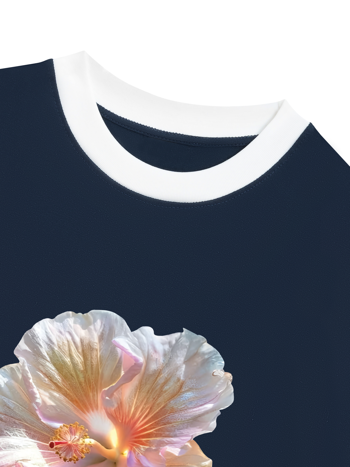 Áo Thun Ringer Relaxed Fit Summer Floral