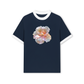 Áo Thun Ringer Relaxed Fit Summer Floral