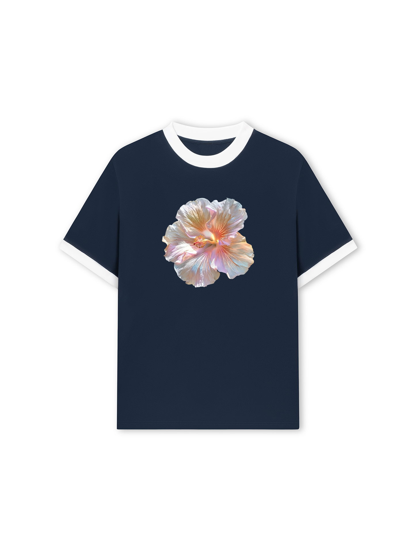 Áo Thun Ringer Relaxed Fit Summer Floral