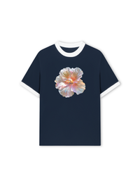 Áo Thun Ringer Relaxed Fit Summer Floral