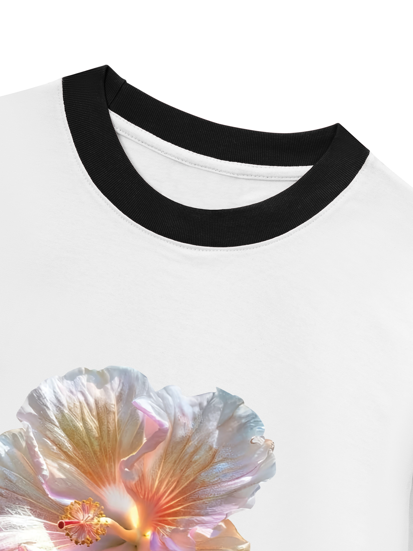 Áo Thun Ringer Relaxed Fit Summer Floral
