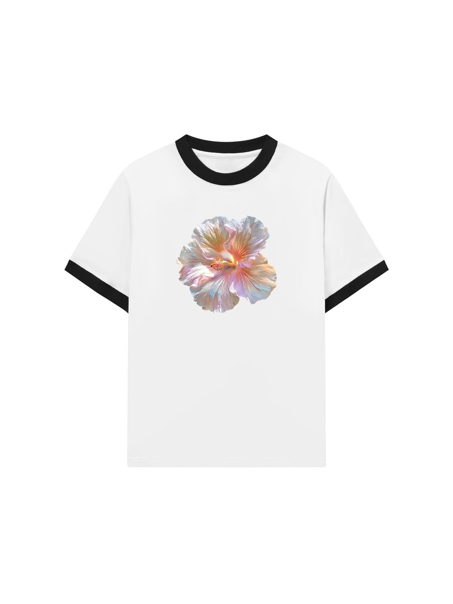 Áo Thun Ringer Relaxed Fit Summer Floral