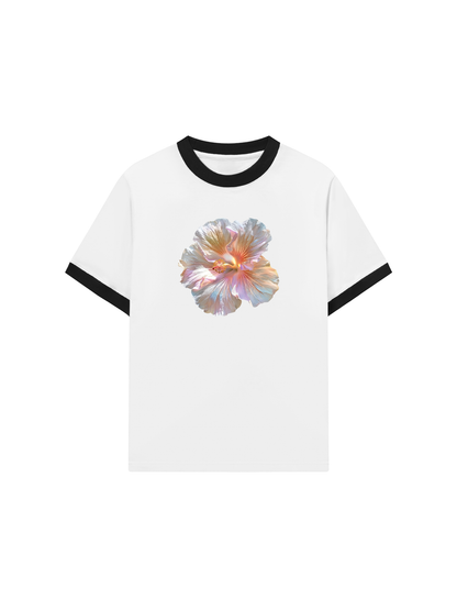 Áo Thun Ringer Relaxed Fit Summer Floral