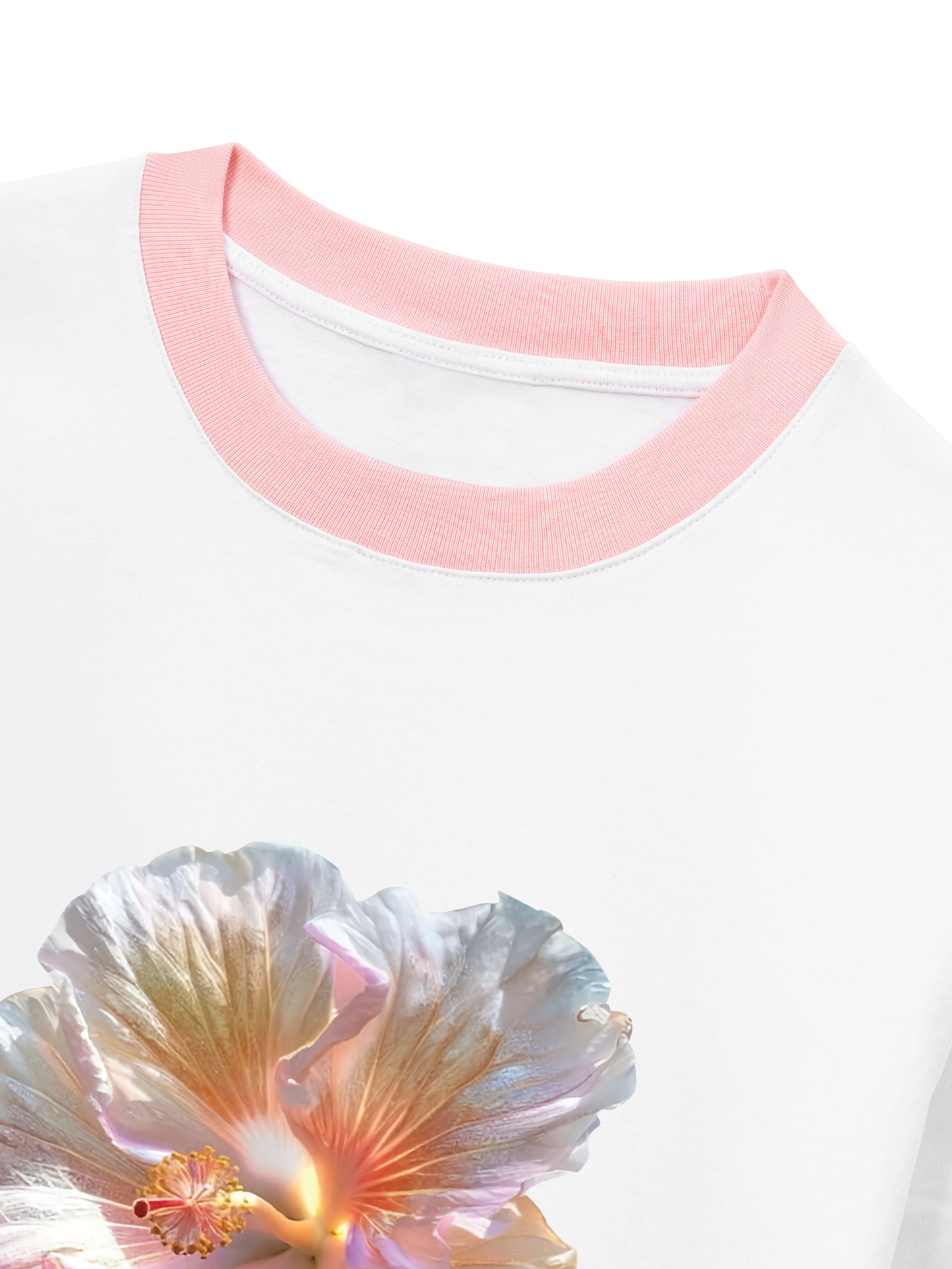Áo Thun Ringer Relaxed Fit Summer Floral