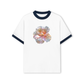 Áo Thun Ringer Relaxed Fit Summer Floral