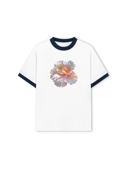 Áo Thun Ringer Relaxed Fit Summer Floral