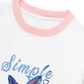 Áo Thun Ringer Relaxed Fit Simple Joy