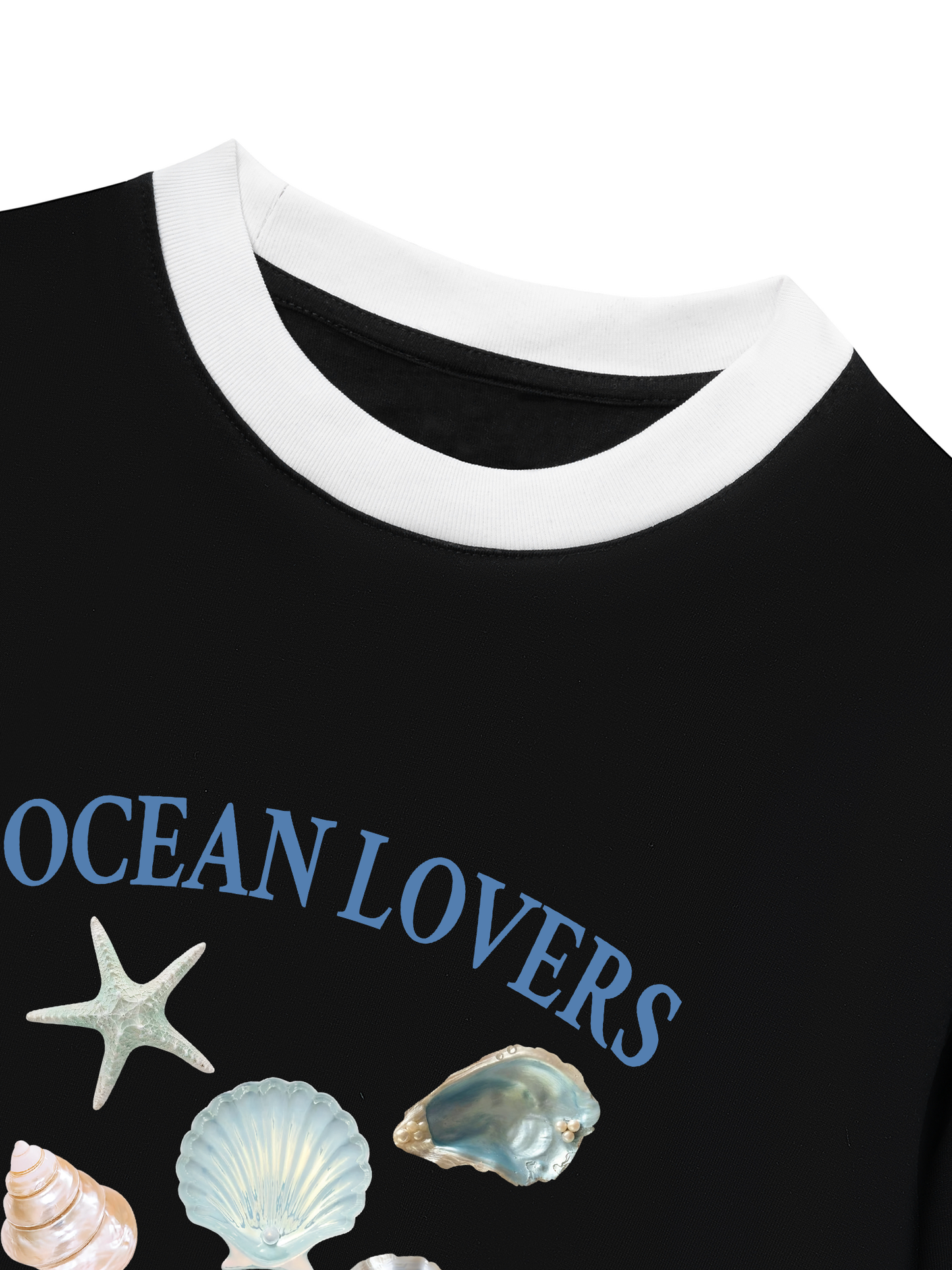 Áo Thun Ringer Relaxed Fit Ocean Lovers
