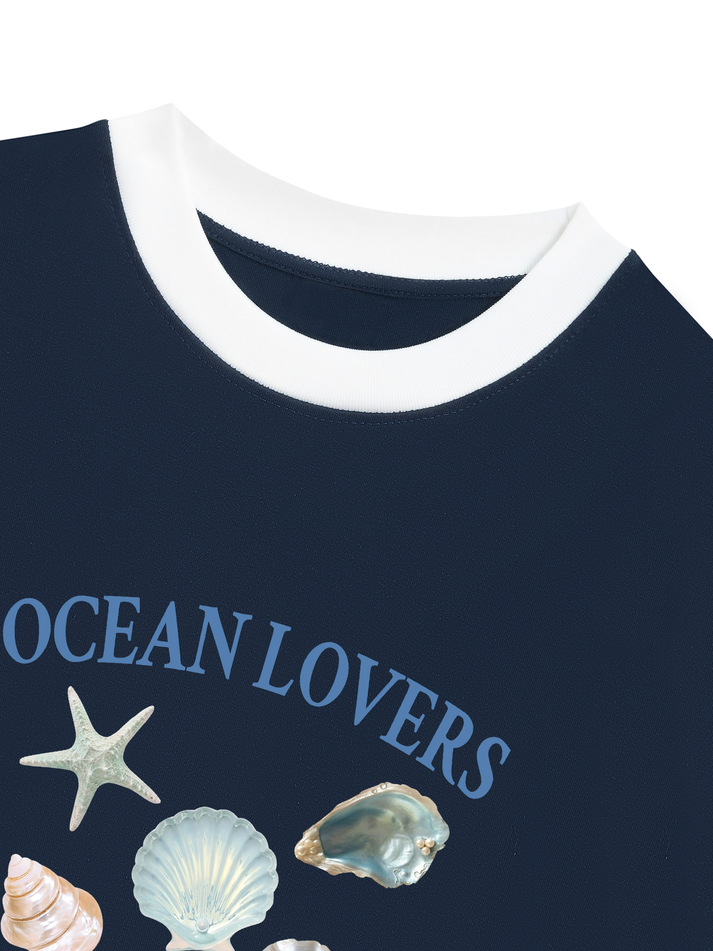 Áo Thun Ringer Relaxed Fit Ocean Lovers