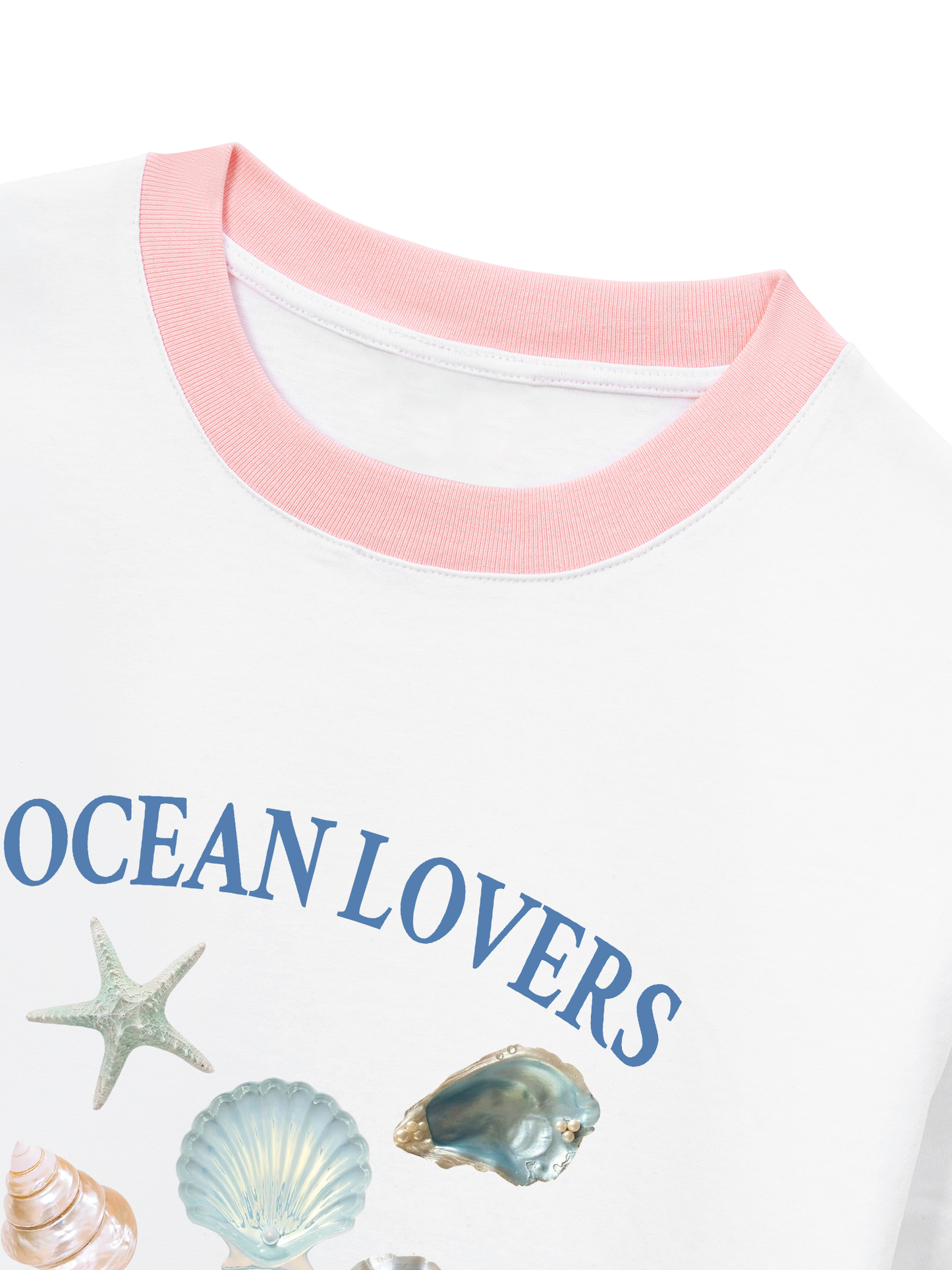 Áo Thun Ringer Relaxed Fit Ocean Lovers