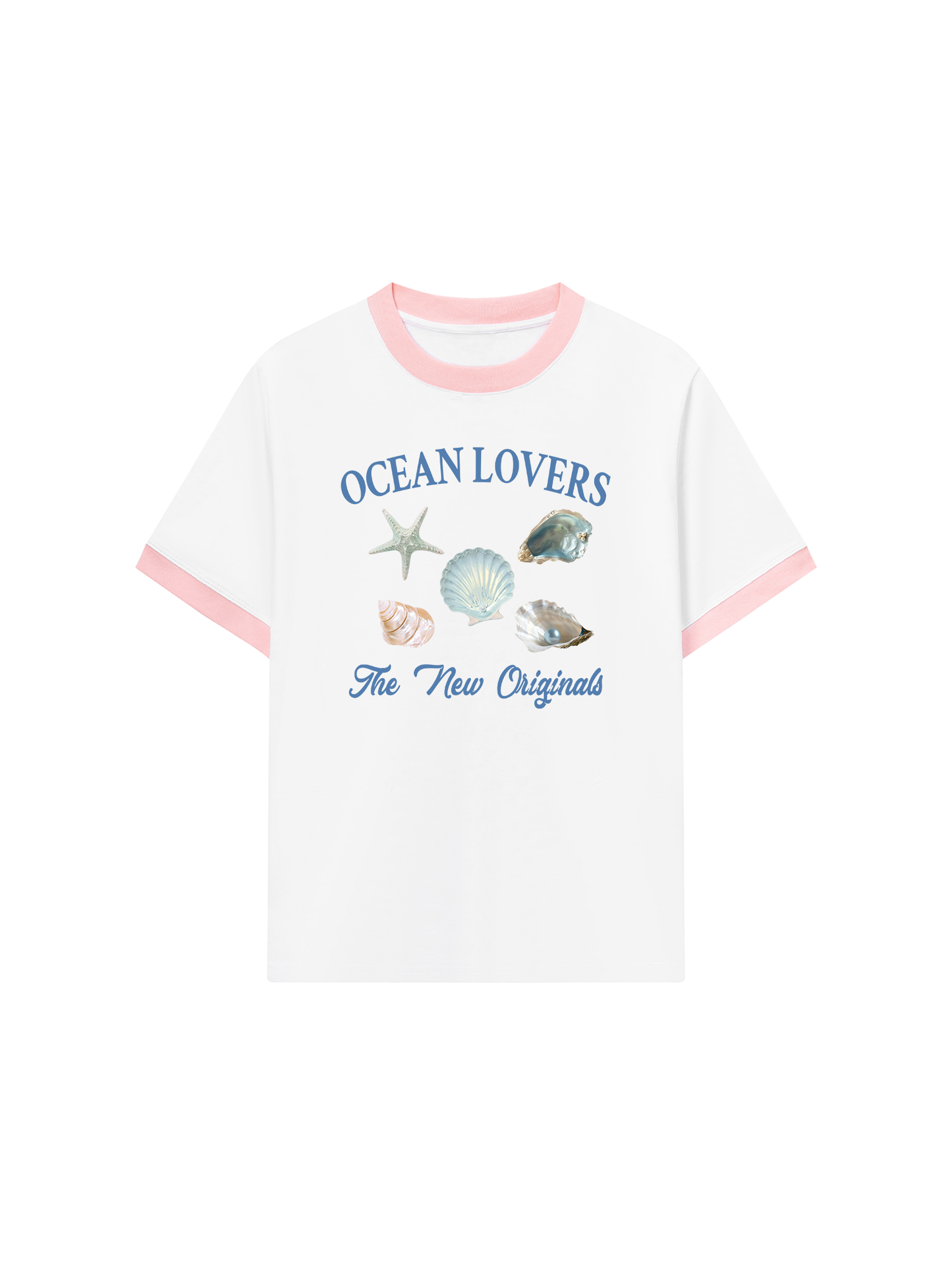 Áo Thun Ringer Relaxed Fit Ocean Lovers