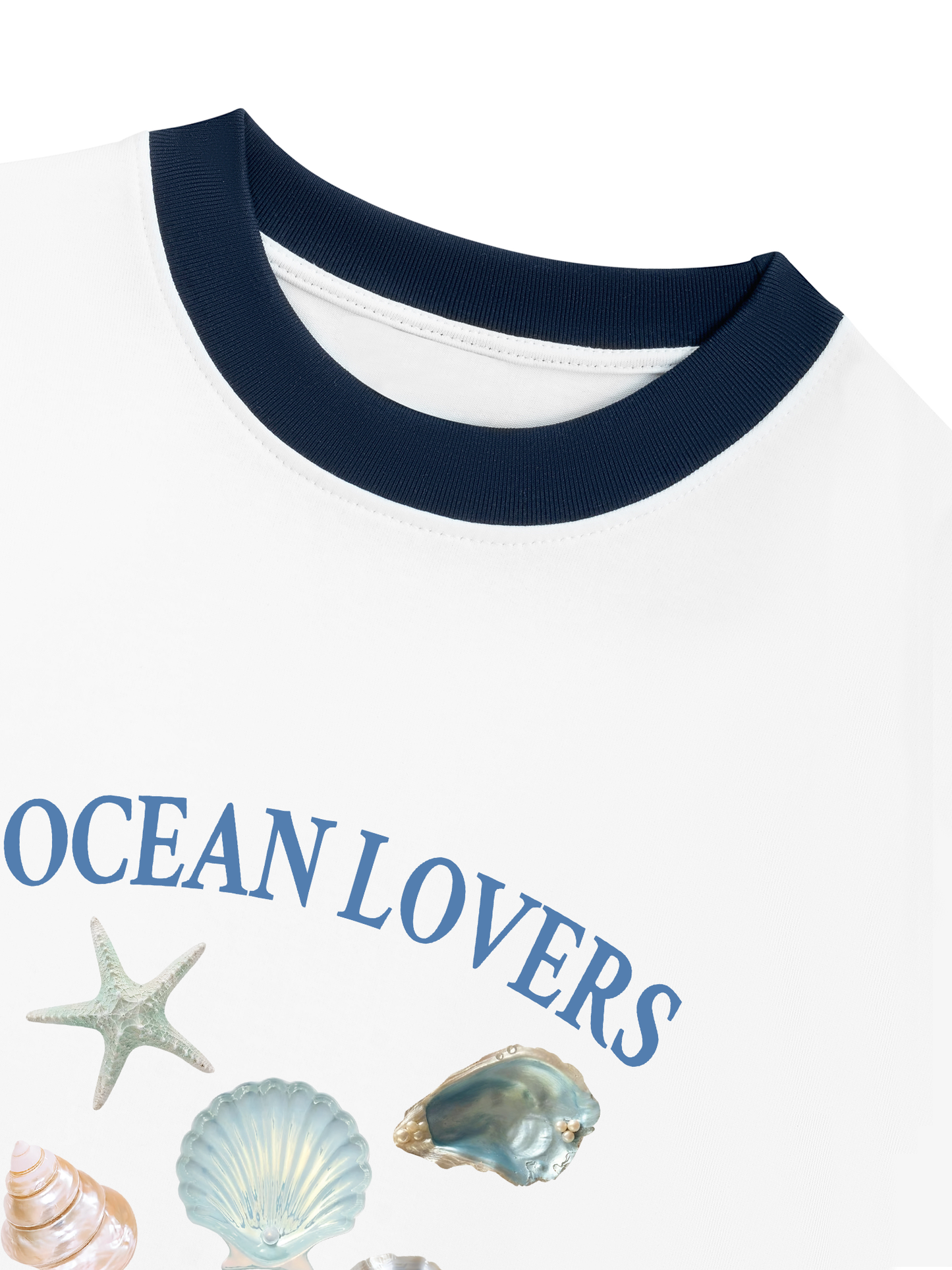 Áo Thun Ringer Relaxed Fit Ocean Lovers