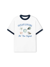 Áo Thun Ringer Relaxed Fit Ocean Lovers