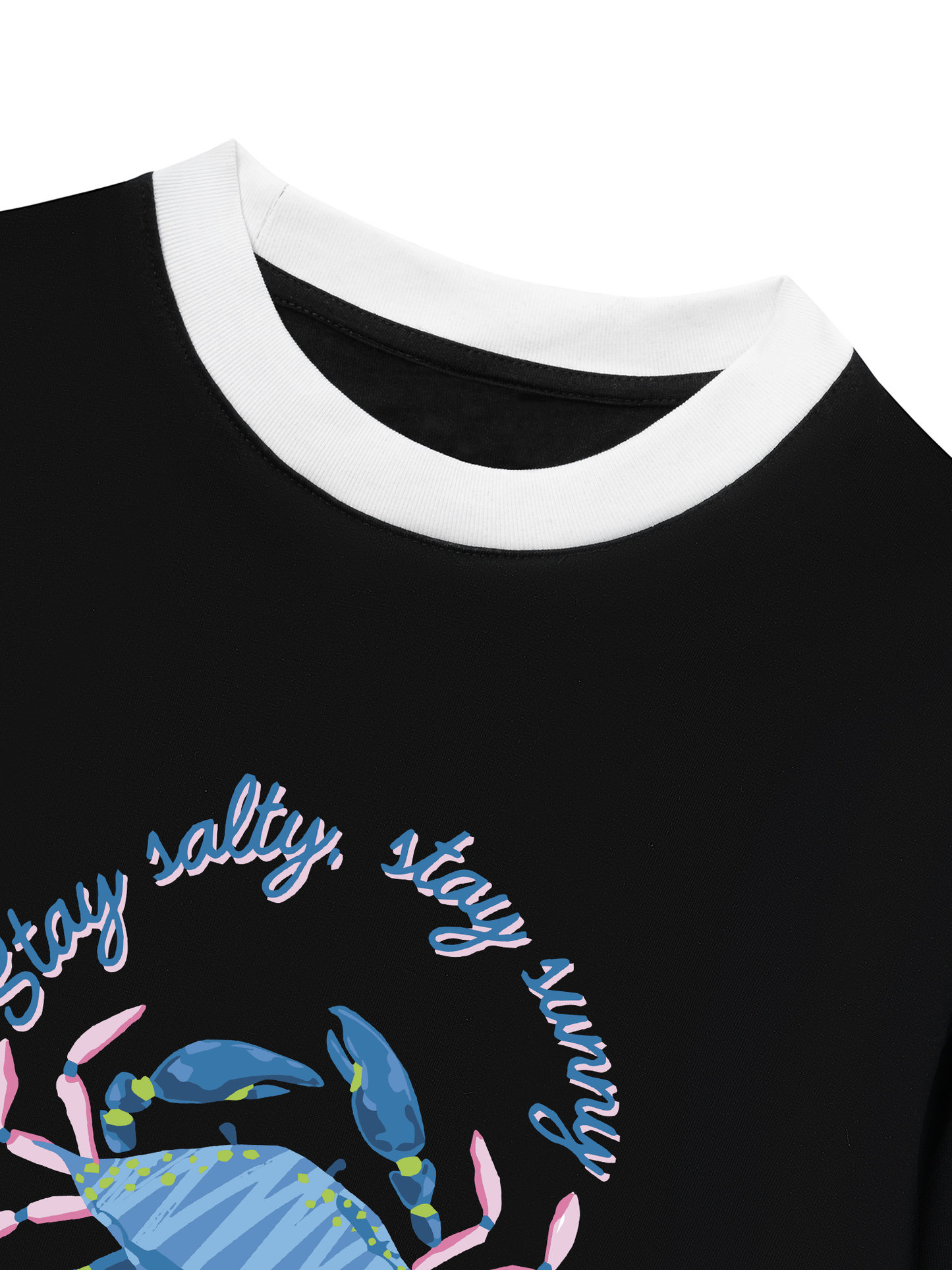 Áo Thun Ringer Relaxed Fit Crabby Days