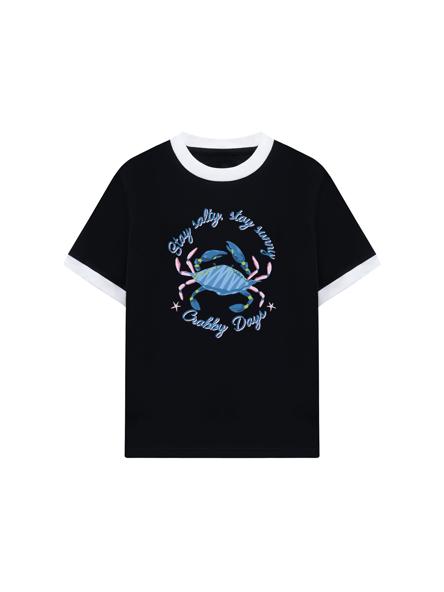 Áo Thun Ringer Relaxed Fit Crabby Days