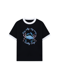 Áo Thun Ringer Relaxed Fit Crabby Days
