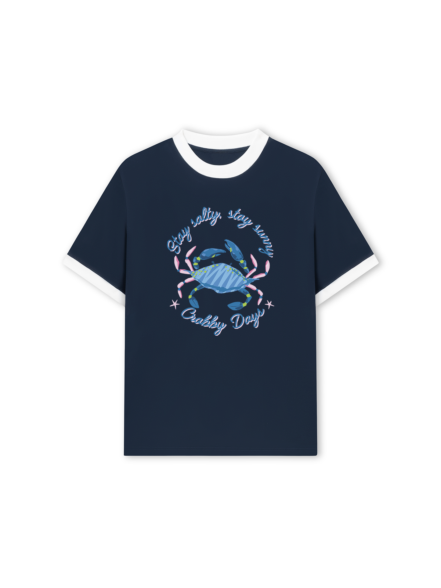 Áo Thun Ringer Relaxed Fit Crabby Days