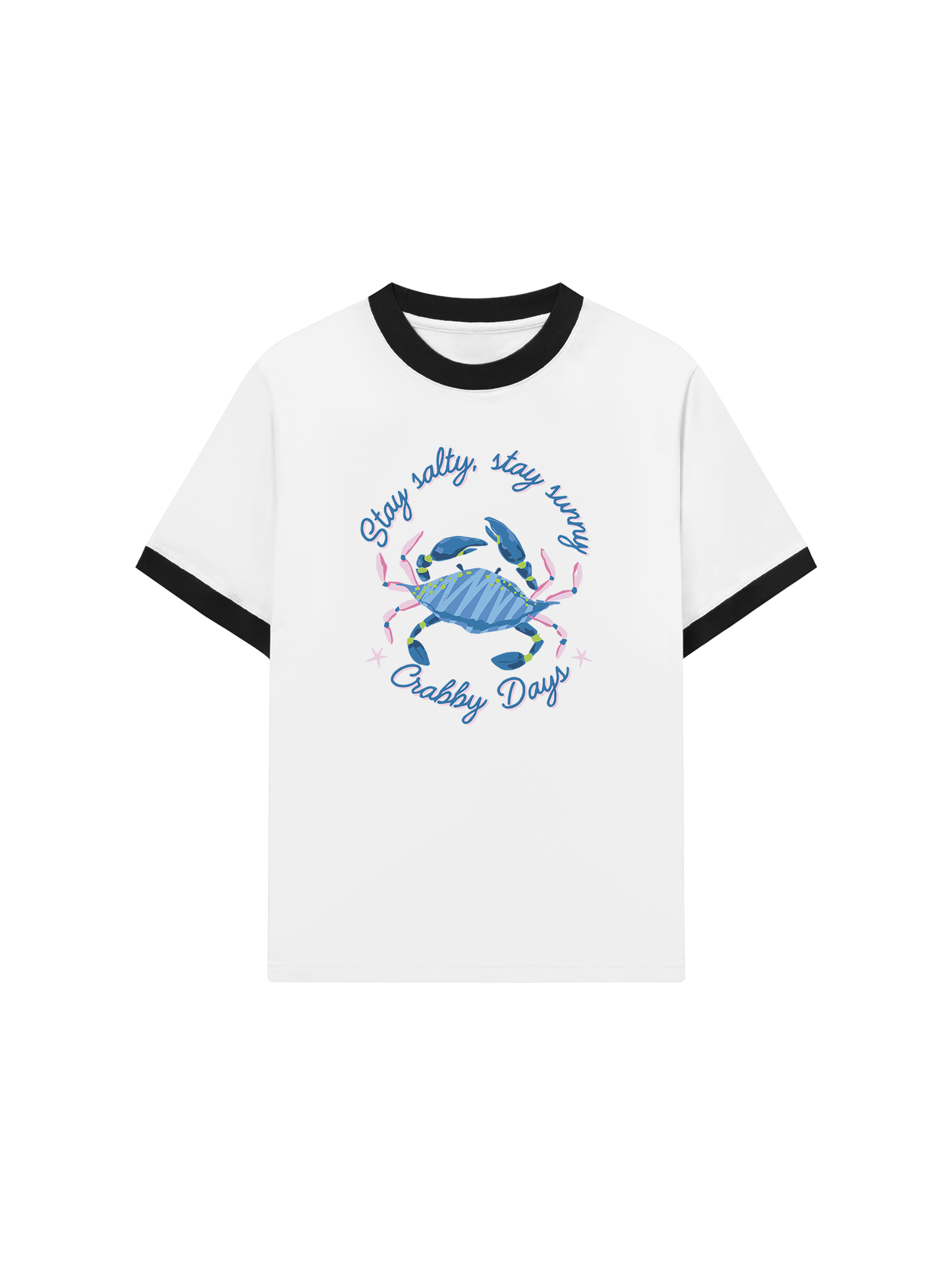 Áo Thun Ringer Relaxed Fit Crabby Days