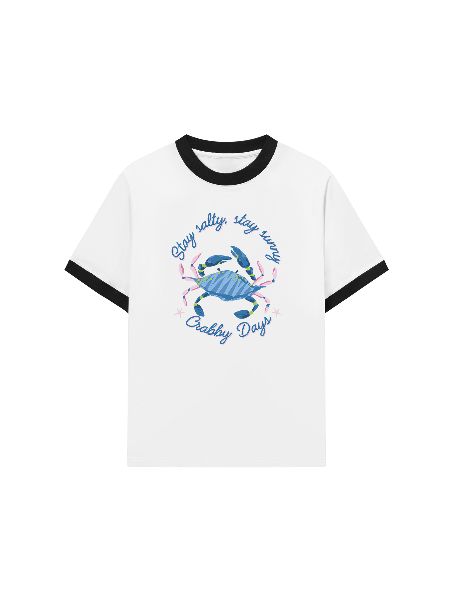 Áo Thun Ringer Relaxed Fit Crabby Days