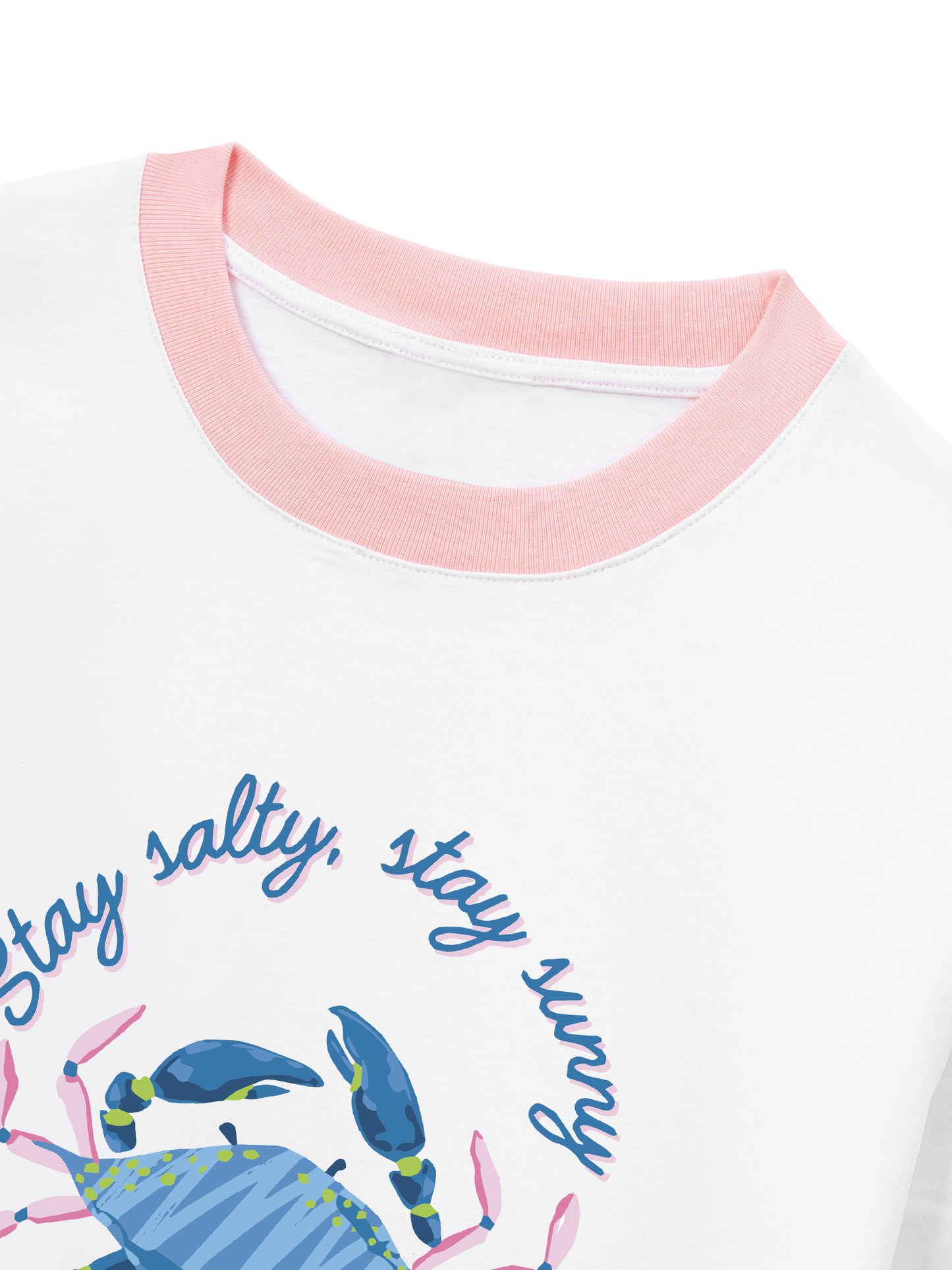 Áo Thun Ringer Relaxed Fit Crabby Days