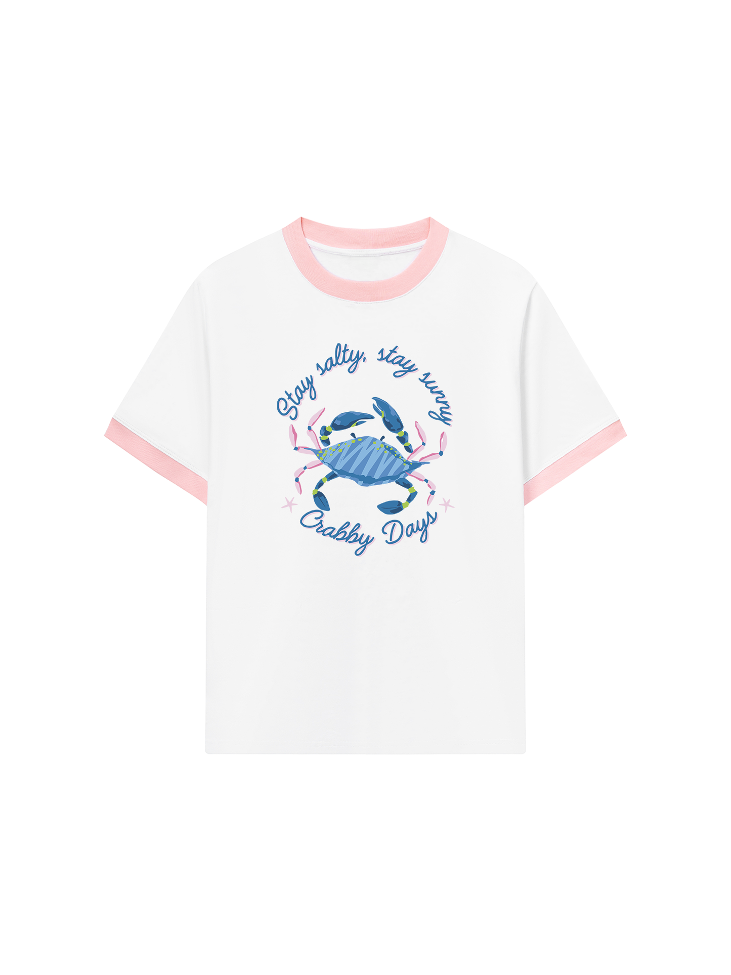 Áo Thun Ringer Relaxed Fit Crabby Days