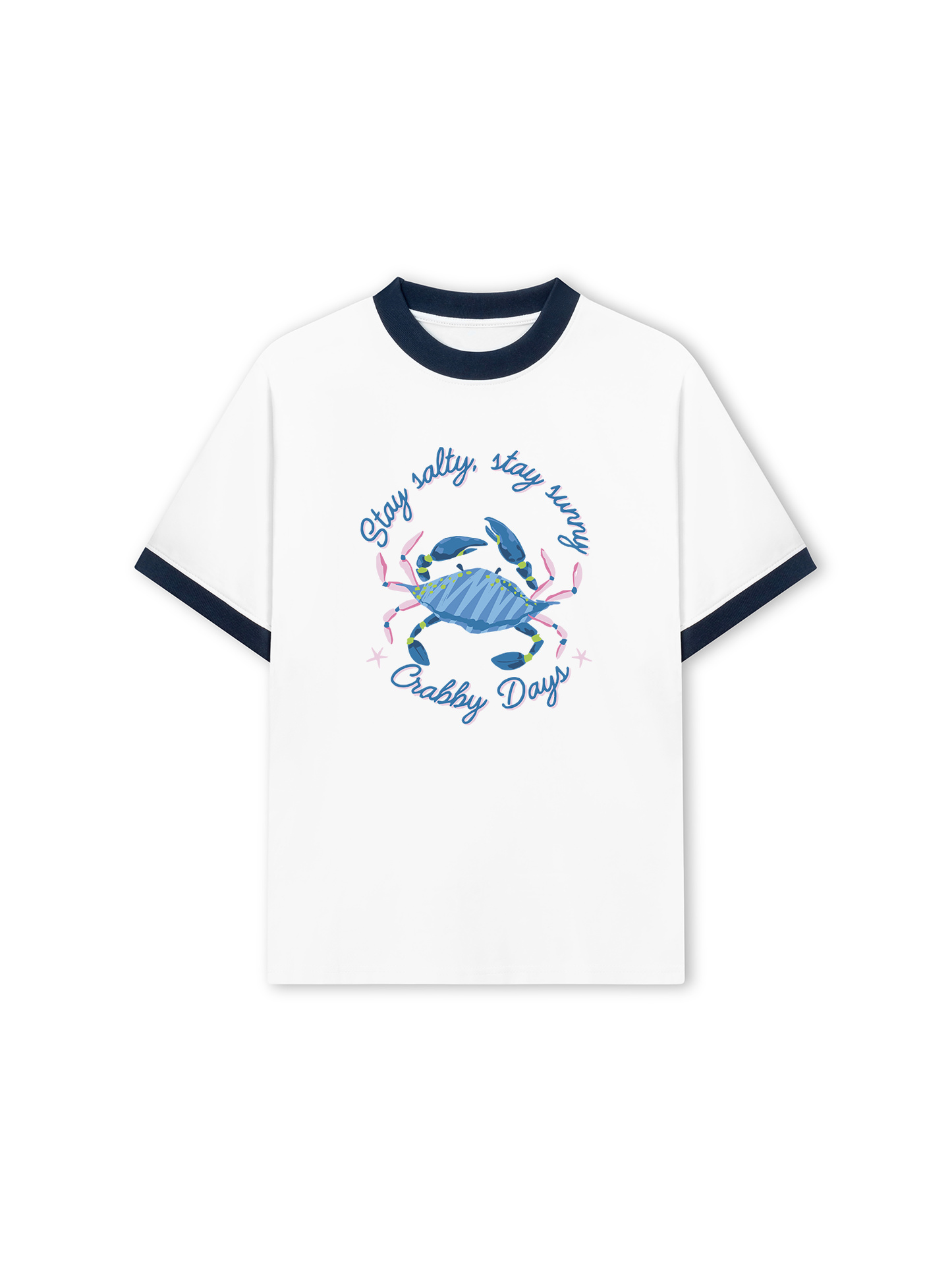 Áo Thun Ringer Relaxed Fit Crabby Days