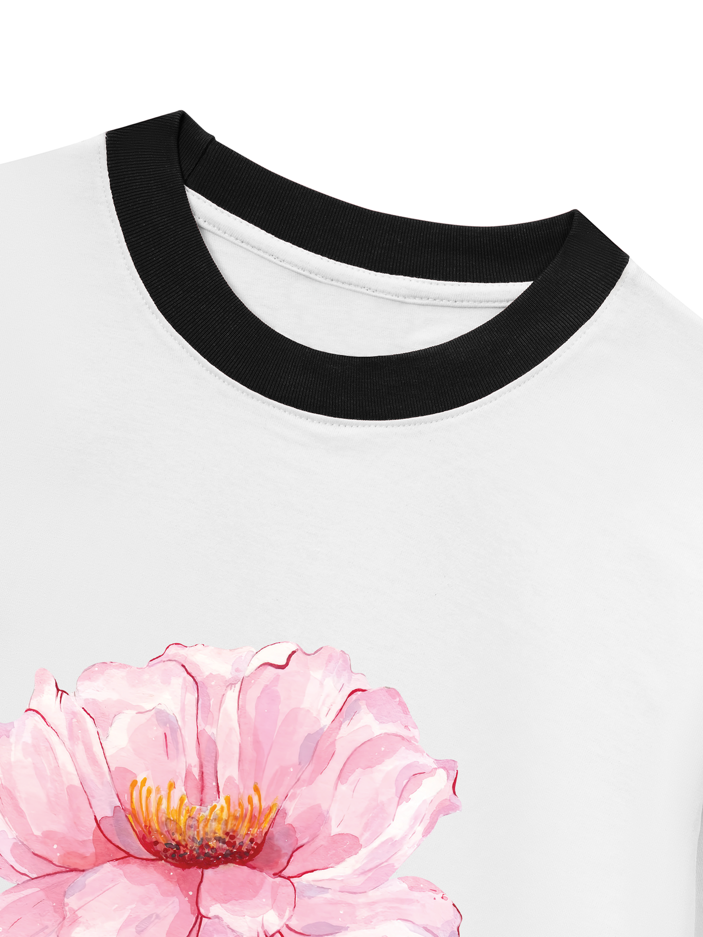 Áo Thun Ringer Relaxed Fit Sweet Summer