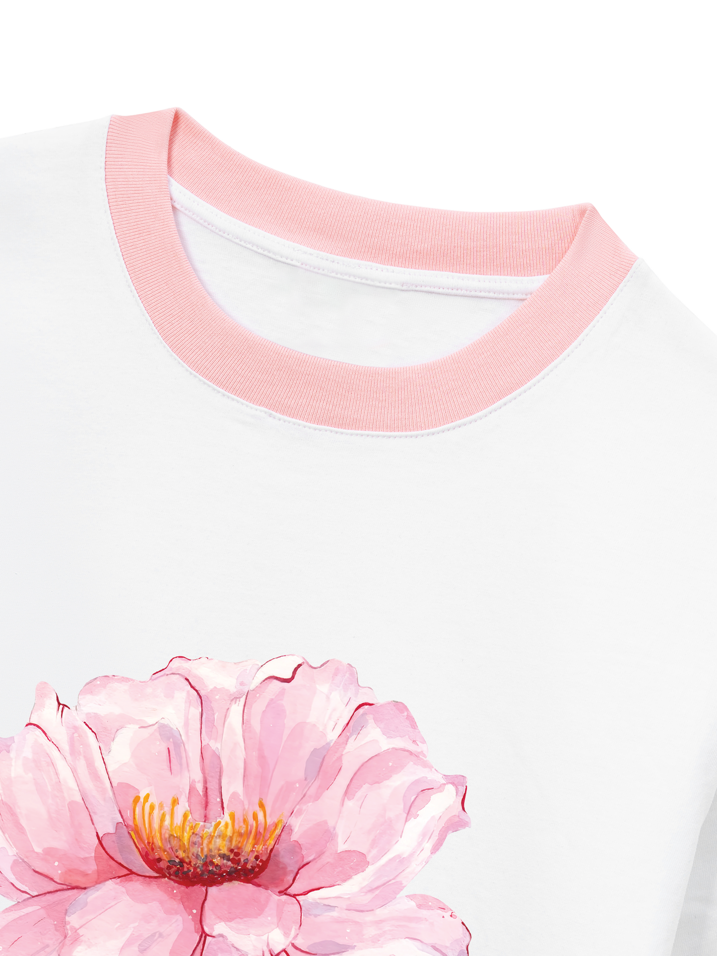 Áo Thun Ringer Relaxed Fit Sweet Summer