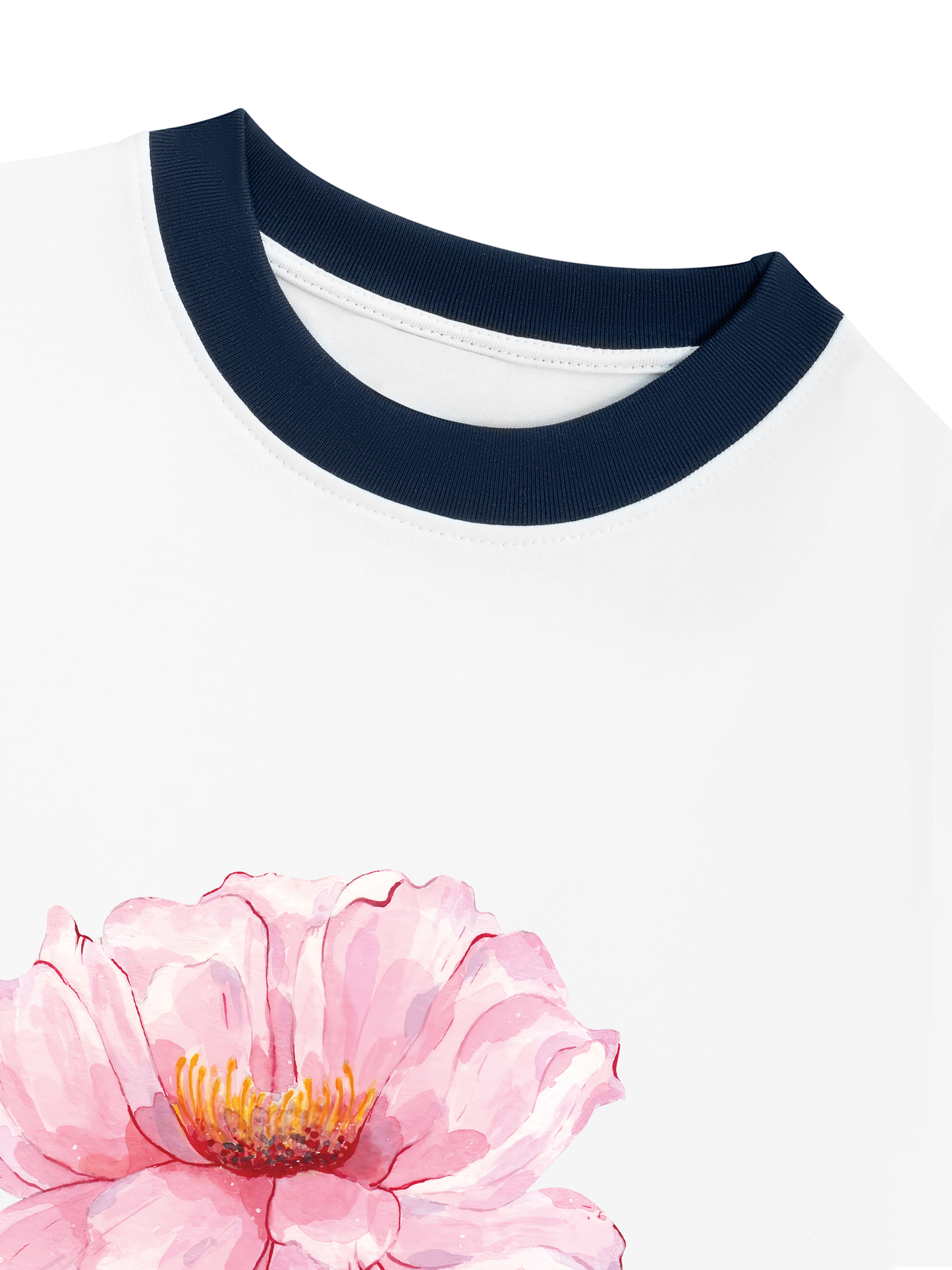 Áo Thun Ringer Relaxed Fit Sweet Summer
